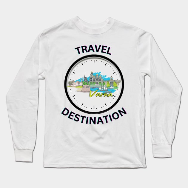 Travel to Varna Long Sleeve T-Shirt by Voxen X